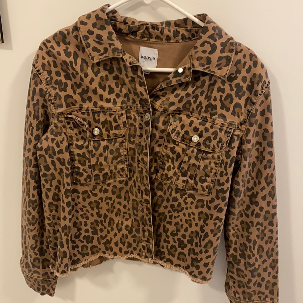Animal print jacket